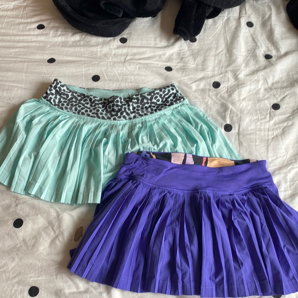 Lululemon pleat to street tennis skirts bundle